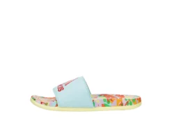 Adidas Womens Adilette Comfort Slide Sandal - Aqua -Theydude Store US 01 203097 03