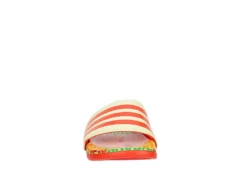 Adidas Womens Adilette Comfort Slide Sandal - Pale Yellow -Theydude Store US 01 203098 02