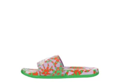 Adidas Womens Adilette Comfort Slide Sandal - Purple -Theydude Store US 01 203100 03