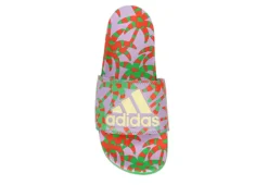 Adidas Womens Adilette Comfort Slide Sandal - Purple -Theydude Store US 01 203100 05