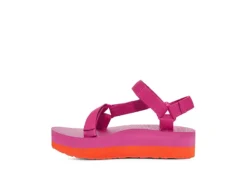 Teva Womens Flatform Universal Platform Outdoor Sandal - Fuschia 9 Teva Womens Flatform Universal Platform Outdoor Sandal - Fuschia -Theydude Store US 01 203150 02