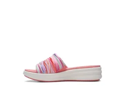 Clarks Womens Drift Petal Slide Sandal - Multicolor -Theydude Store US 01 203205 03