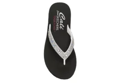 Skechers Womens Love Letter Flip Flop Sandal - White -Theydude Store US 01 203261 05