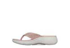 Skechers Womens Dazzle- Arch Fit Flip Flop Sandal - Pink 9 Skechers Womens Dazzle- Arch Fit Flip Flop Sandal - Pink -Theydude Store US 01 203276 02
