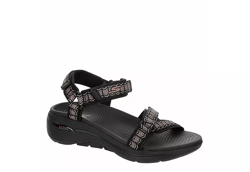 Skechers Womens Affinity Sandal - Black 1 Skechers Womens Affinity Sandal - Black
