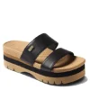 Reef Womens Banded Horizon 2.5 Slide Sandal - Black