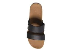 Reef Womens Banded Horizon 2.5 Slide Sandal - Black 9 Reef Womens Banded Horizon 2.5 Slide Sandal - Black -Theydude Store US 01 203285 02