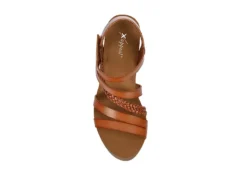 Xappeal Womens Maggy Wedge Sandal - Cognac -Theydude Store US 01 203298 05