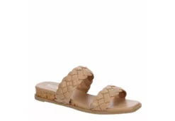 Michael By Michael Shannon Womens Patrice Wedge Sandal - Beige