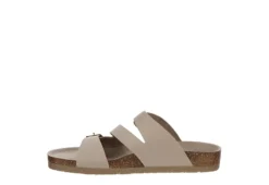 Bjorndal Womens Delaney Footbed Sandal - Taupe -Theydude Store US 01 203312 03