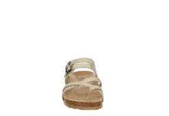 Bjorndal Womens Sami Footbed Sandal - Gold -Theydude Store US 01 203313 02