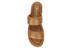 Xappeal Womens Bethany Wedge Sandal - Tan -Theydude Store US 01 203326 05