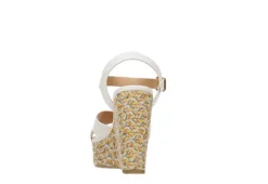 Michael By Michael Shannon Womens Luna Wedge Sandal - White -Theydude Store US 01 203329 04