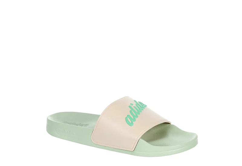 Adidas Womens Adilette Shower Slide Sandal - Pale Pink 1 Adidas Womens Adilette Shower Slide Sandal - Pale Pink
