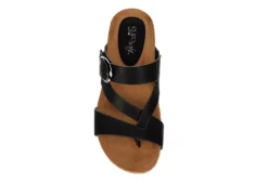 Eurosoft Womens Gladis Sandal - Black -Theydude Store US 01 203337 05