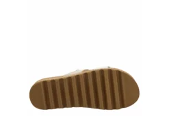 Reef Womens Banded Horizon Hi Slide Sandal - Sand -Theydude Store US 01 203342 06