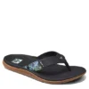 Reef Womens Santa Ana Flip Flop Sandal - Black