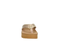 Reef Womens Horizon Shea Hi Slide Sandal - Champagne -Theydude Store US 01 203345 02