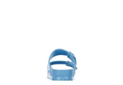Birkenstock Womens Arizona Essentials Slide Sandal - Light Blue -Theydude Store US 01 203369 04