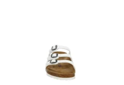 Birkenstock Womens Florida Soft Footbed Sandal - White 9 Birkenstock Womens Florida Soft Footbed Sandal - White -Theydude Store US 01 203373 02