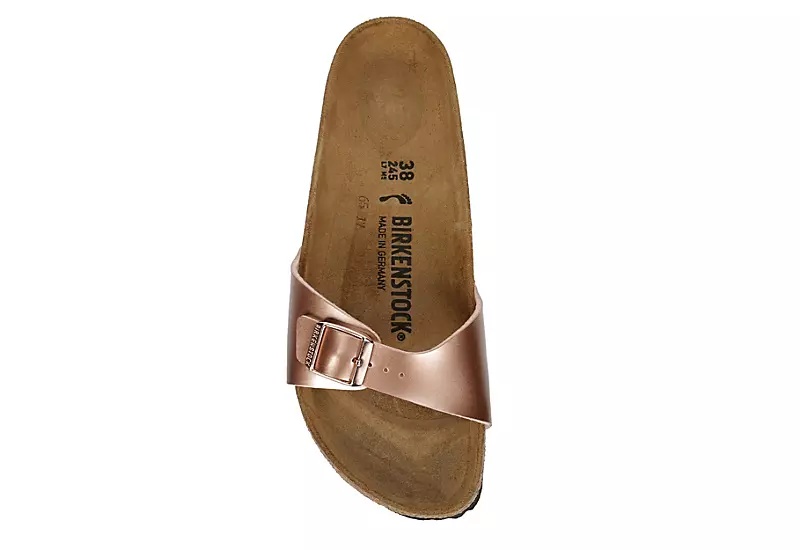 Birkenstock Womens Madrid Footbed Sandal - Rose Gold 6 Birkenstock Womens Madrid Footbed Sandal - Rose Gold - Image 6