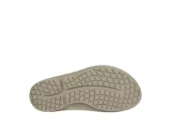 Oofos Womens Oomega Flip Flop Sandal - Khaki -Theydude Store US 01 203392 06