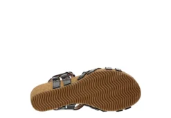 Bjorndal Womens Lily Wedge Sandal - Black -Theydude Store US 01 203399 06