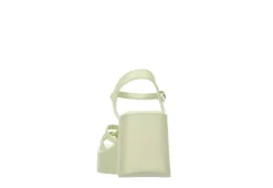 Madden Girl Womens Vaultt Wedge Sandal - Pale Green -Theydude Store US 01 203412 04