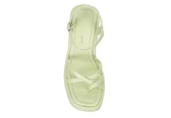 Madden Girl Womens Vaultt Wedge Sandal - Pale Green -Theydude Store US 01 203412 05
