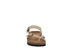 White Mountain Womens Gracie Footbed Sandal - Tan -Theydude Store US 01 203417 02
