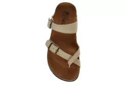 White Mountain Womens Gracie Footbed Sandal - Tan -Theydude Store US 01 203417 05