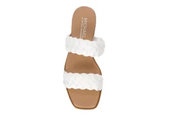 Michael By Michael Shannon Womens Patrice Wedge Sandal - White -Theydude Store US 01 203429 05
