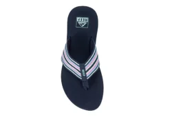 Reef Womens Spring Woven Flip Flop Sandal - Navy -Theydude Store US 01 203441 05