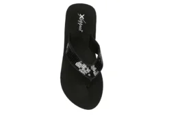 Xappeal Womens Samantha Flip Flop Sandal - Black -Theydude Store US 01 203460 05