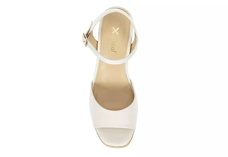Xappeal Womens Sierra Wedge Sandal - White 6 Xappeal Womens Sierra Wedge Sandal - White - Image 6