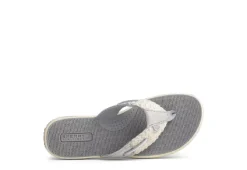 Sperry Womens Parotfish Flip Flop Sandal - Grey -Theydude Store US 01 203531 04