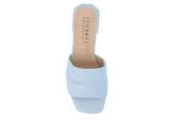 Journee Collection Womens Elidia Slip On Sandal - Blue -Theydude Store US 01 203583 05