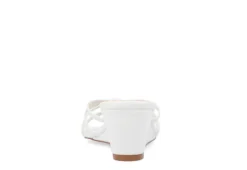 Journee Collection Womens Blayke Wedge Slip On Sandal - White -Theydude Store US 01 203653 04