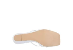 Journee Collection Womens Blayke Wedge Slip On Sandal - White -Theydude Store US 01 203653 06