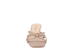 Journee Collection Womens Blayke Wedge Slip On Sandal - Taupe -Theydude Store US 01 203694 02