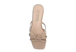 Journee Collection Womens Blayke Wedge Slip On Sandal - Taupe -Theydude Store US 01 203694 05