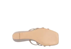 Journee Collection Womens Blayke Wedge Slip On Sandal - Taupe -Theydude Store US 01 203694 06