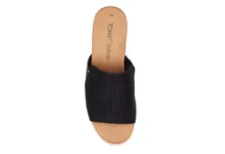 Toms Womens Diana Mule Sandal - Black 10 Toms Womens Diana Mule Sandal - Black -Theydude Store US 01 203719 03