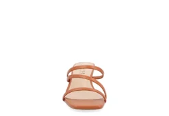 Journee Collection Womens Takarah Low Wedge Sandal - Brown 9 Journee Collection Womens Takarah Low Wedge Sandal - Brown -Theydude Store US 01 203885 02