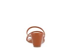 Journee Collection Womens Takarah Low Wedge Sandal - Brown 11 Journee Collection Womens Takarah Low Wedge Sandal - Brown -Theydude Store US 01 203885 04