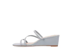 Journee Collection Womens Takarah Wedge Slip On Sandal - Blue 10 Journee Collection Womens Takarah Wedge Slip On Sandal - Blue -Theydude Store US 01 203886 03