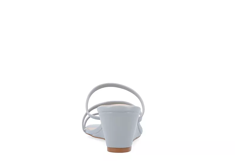 Journee Collection Womens Takarah Wedge Slip On Sandal - Blue 5 Journee Collection Womens Takarah Wedge Slip On Sandal - Blue - Image 5