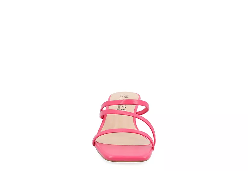 Journee Collection Womens Takarah Wedge Slip On Sandal - Pink 3 Journee Collection Womens Takarah Wedge Slip On Sandal - Pink - Image 3