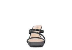 Journee Collection Womens Takarah Wedge Slip On Sandal - Black -Theydude Store US 01 203888 02