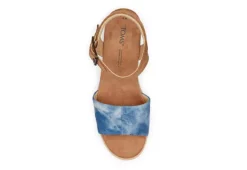 Toms Womens Diana Wedge Sandal - Denim 10 Toms Womens Diana Wedge Sandal - Denim -Theydude Store US 01 204095 03